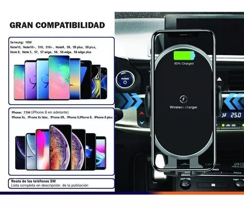 Soporte de smartphone para coche con función de carga QI®