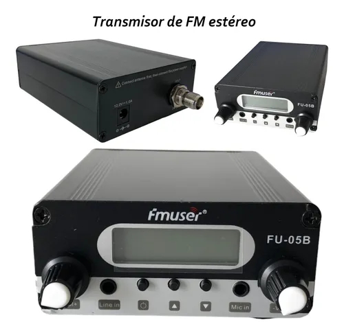 Transmisor Fm Emisora Comunitaria + Antena 30w Alcance 15km