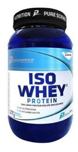 Iso Whey Protein Isolado Performance Nutrition Baunilha 909g