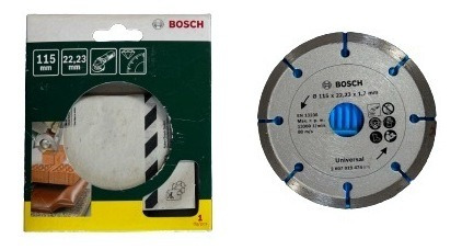 Disco De Corte Para Concreto 4 1/2  Diamantado Bosch