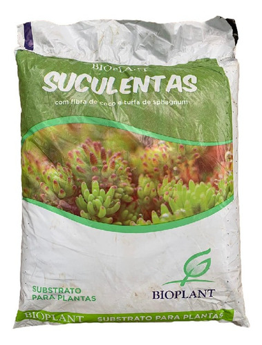 Substrato Bioplant Suculentas Casca Arroz+fibra Coco 2,5kg