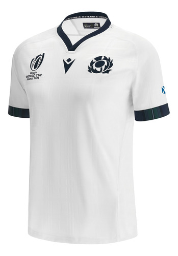 Camiseta Visita Escocia Rugby World Cup 2023 Macron