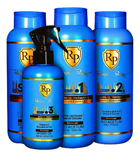 Kit Traitement Kératine Robson Peluquero CCRP 4 étapes - 3x500ml + 300ml, Neuf, Restauration Cheveux