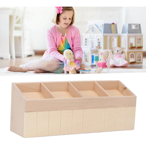Estantería De Madera En Miniatura Para Frutas, Soporte Para