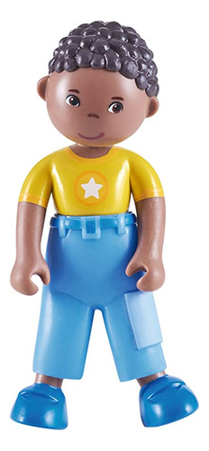 Haba Little Friends Erik - 4 PuLG Niño Afroamericano Bendy