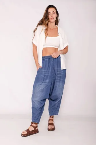 Pantalón Babucha De Jean Thai Talle Especial Talle Grande