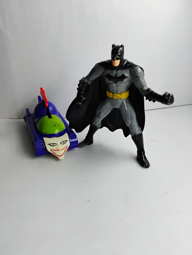 Boneco Batman E Carro Do Coringa Mcdonald's (Usado)