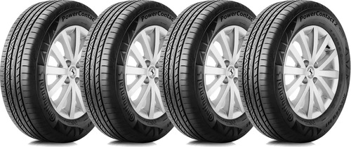 Kit de 4 pneus Continental Onix Sandero Logan Civic Prisma PowerContact 2 P 185/65R15 88 H (560Kg)