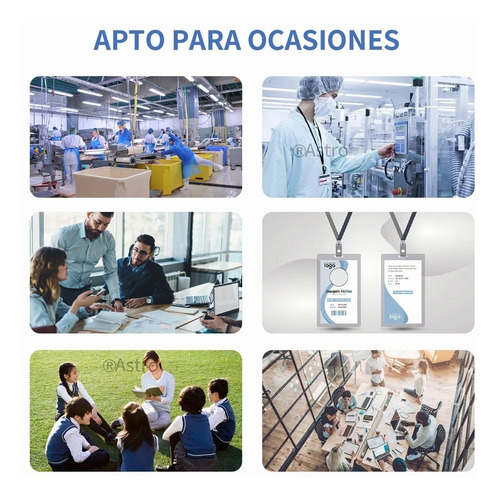 Imagen 10 de 10 de 100 Lanyard Texturados Para Porta Credencial