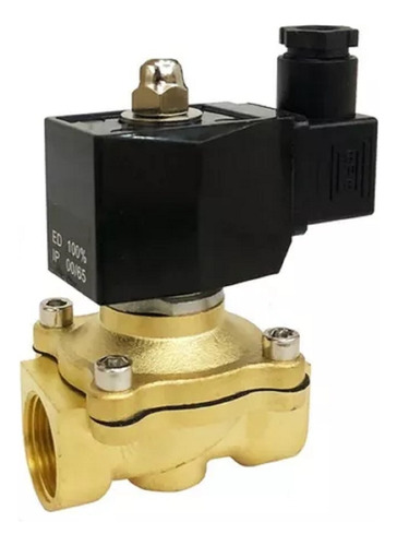 Válvula Solenoide 2 Vias 1/2' Água / Ar / Óleo 220v