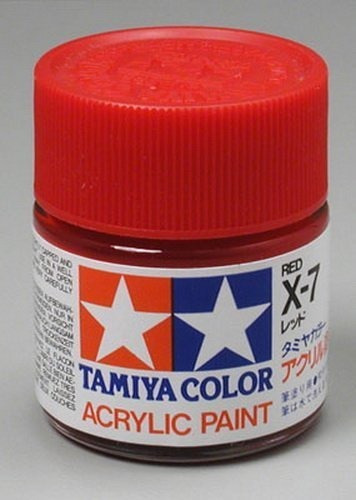 Tamiya Acrilico X7 Rojo 23 Ml Botella