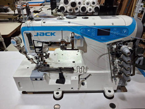 Maquina Collareta Y Tapacostura Automática Jack W4s Celeste
