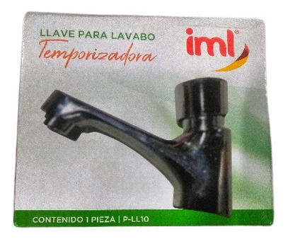 Llave Monomando Para Lavabo Con Temporizador Acabado Cromado Color Plateado