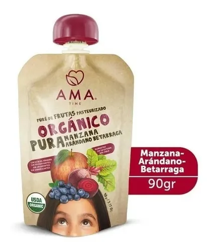 Pack 32 Purés - Compotas De Vegetales Y Fruta Orgánica