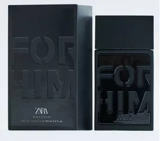 Perfume Zara For Him Black Edition 100ml Nuevo Hombre