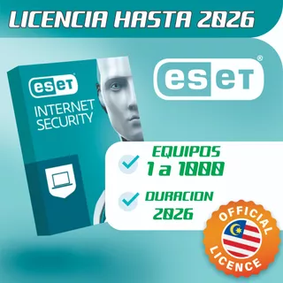Antivirus Eset Nod32 Internet Security 2023 /hasta 2026/n Pc