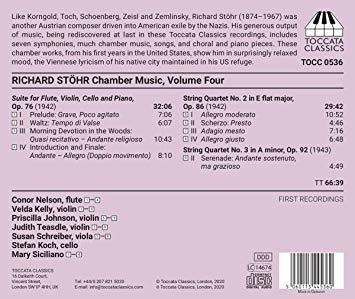 Stohr / Nelson / Siciliano Chamber Music 4 Usa Import Cd