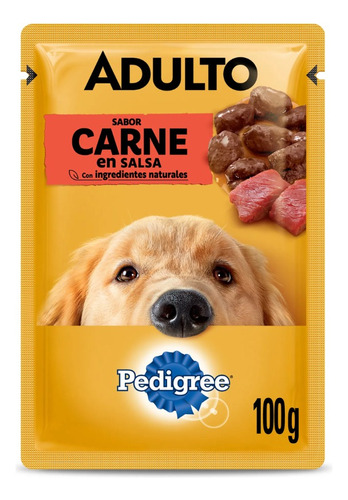 Pouch Salsa  Trocitos Snack Pedigree De 100 Gr X 2unidad