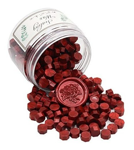 Cera Para Sello Y Lacrado X 230 Perlas - Wine Red 