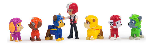 Paw Patrol: Air Rescue, Paquete De Figuras De Juguete Con 7 Figuras De Acción Coleccionables, Juguetes Para Niños Y Niñas A Partir De 3 Años