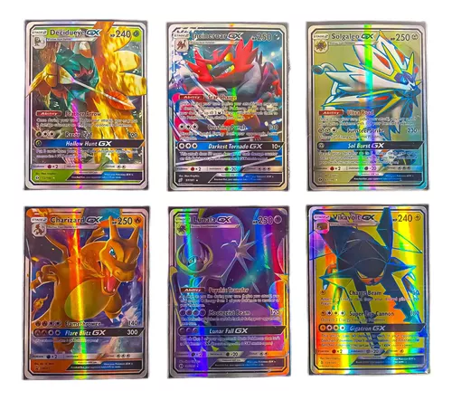 Lote 10 Cartas Pokémon Gx ( Sem Repetidas )