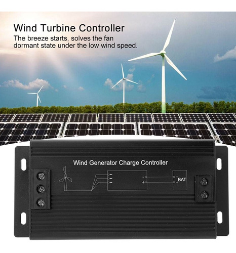 Imagen 2 de 7 de Generador De Turbina Eólica Controlador De Carga Durable Pr