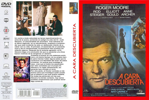 A Cara Descubierta - Roger Moore - Sidney Sheldon - Dvd