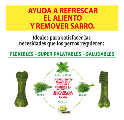 Premio Para Perro Dental Line Super Cria Cepillo Grd 6p 180g