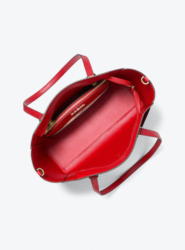 Bolsa Michael Kors Rojo 35t1g5mt7t Rojo Liso Dorado Rojo