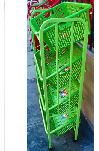 Verdulero Grande Metal Organizador Frutas/verduras 4 Niveles