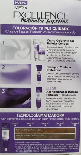 Tinte Imedia Excellence Matizador Supremetono 6.17