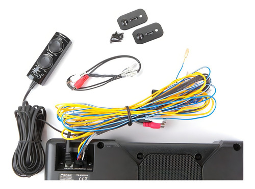 Subwoofer Ultra Slim Potenciado Pioneer Ts-wh500a Pick Up Color Negro