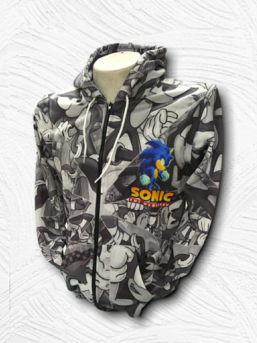 Buzo,chaqueta,hoodie Sonic Superheroes Comics