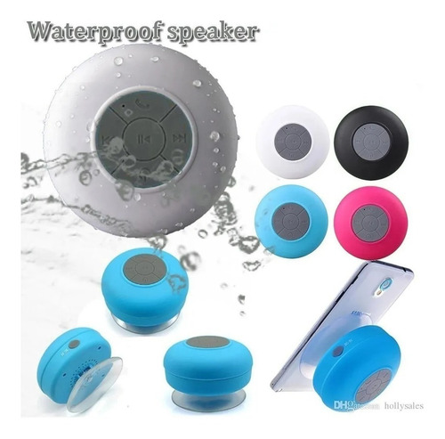 Imagen 2 de 2 de Parlante Bluetooth Waterproof Para La Ducha