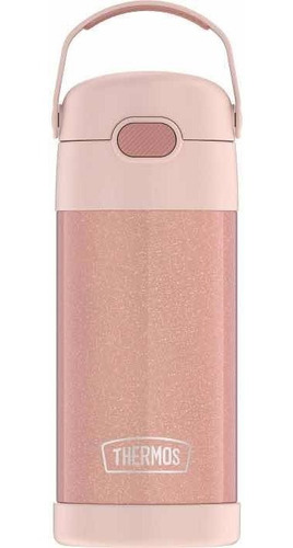 Thermos - Termo Para Bebidas - Rosa Glitter - 12 Hs Frío !!!
