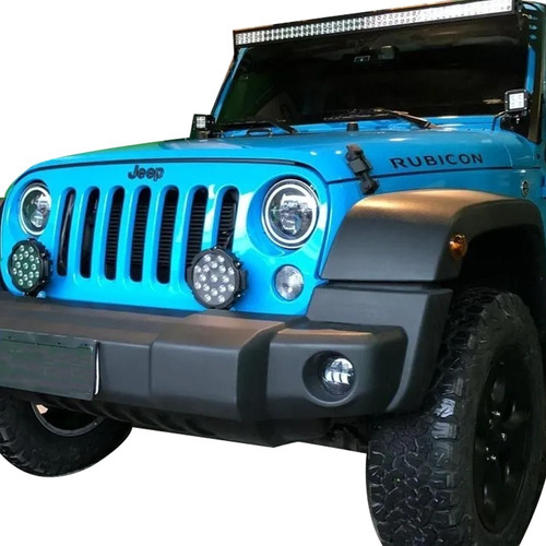 Juego Optica 7 Pulgada Faro Led Jeep Wrangler Ika F100 Willy