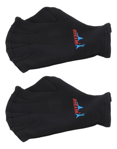 1 Par De Guantes De Natación Con Correas Para Entrenamiento