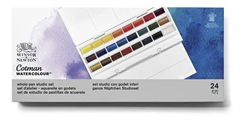 Set Acuarelas Winsor & Newton Cotman, 24 Colores