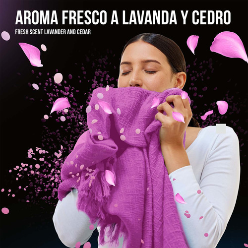 Perlas Para Ropa Downy Unstopables Lush 345g, Aroma Lavanda