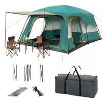Comprar Casa De Campaña 2 Dormitorios Y 1 Sala Tienda De 6-10 Person