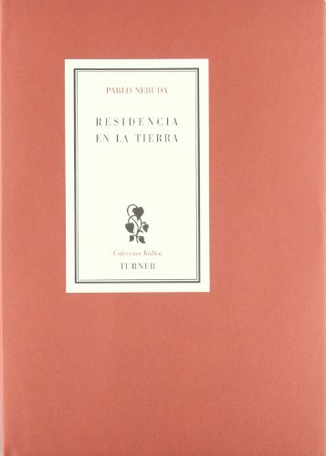 Libro Residencia En La Tierra De Neruda Pablo Turner