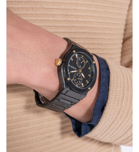 Reloj Negro Guess Jet Caballero Cuarzo