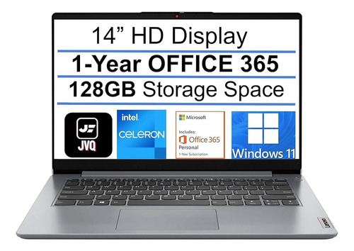 Lenovo Ideapad 1 Portátil Más Nuevo, Pantalla Hd De 14  , In