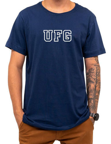 Camiseta Faculdade Ufg Universidade Federal De Goiás Estampa