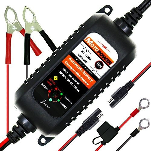 Motopower Mp00205a 12v 800ma Fully Automatic Battery Charger