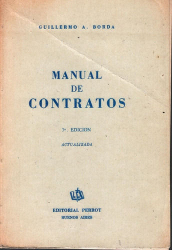 Manual De Derecho Civil Contratos Borda Dyf