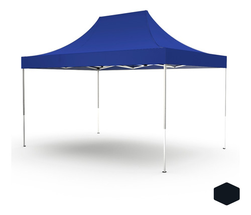 Carpa 3h Plegable 3x4,5 Hierro + Techo + Estacas Gazebo