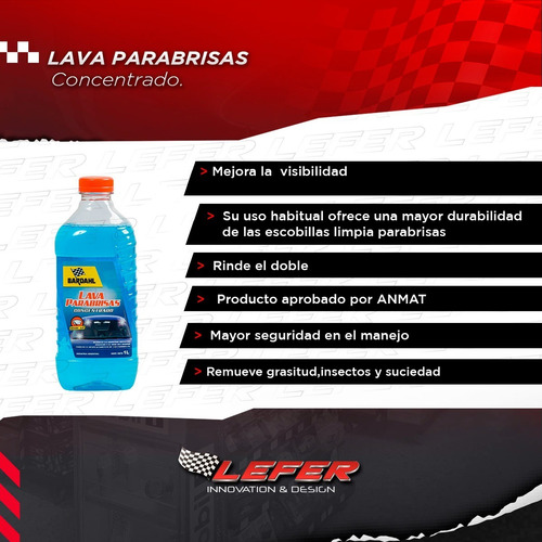 Liquido Limpia Lava Parabrisas 1lt Rinde 2lt Sapito Bardahl
