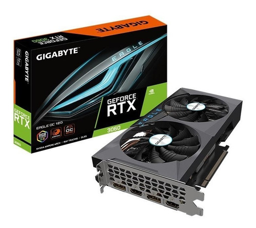 Imagem 1 de 6 de Rtx 3060 Eagle 12g Rev 2.0 Lhr Gddr6 Gv-n3060eagle-12gd