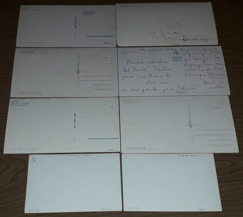 8 Antiguas Postales De Salta $4750 El Lote Completo (Usado)